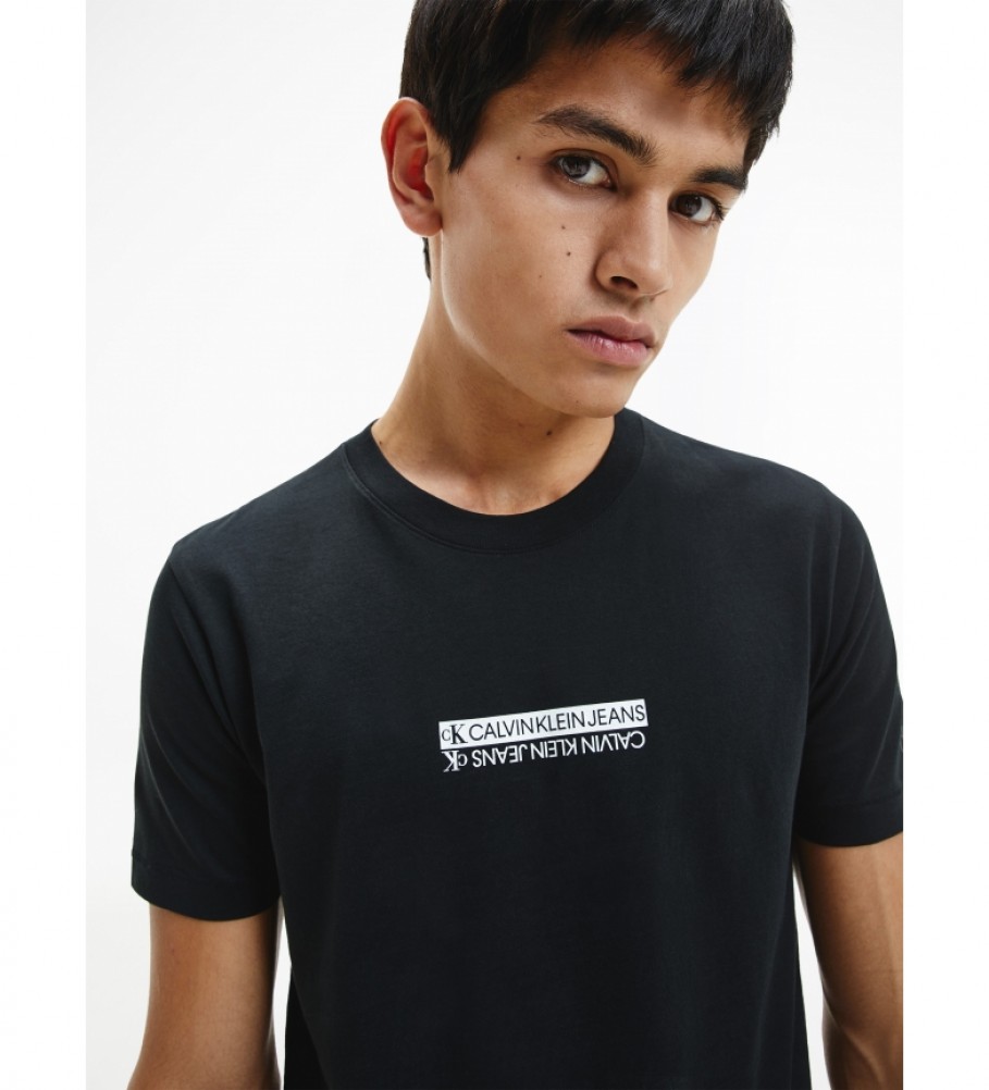 Calvin Klein Mirror Logo T-shirt black 