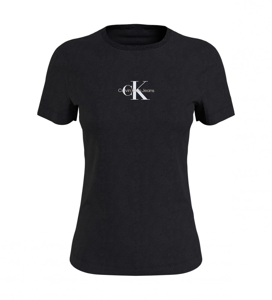 Calvin Klein Camiseta Slim Fit Tee negro