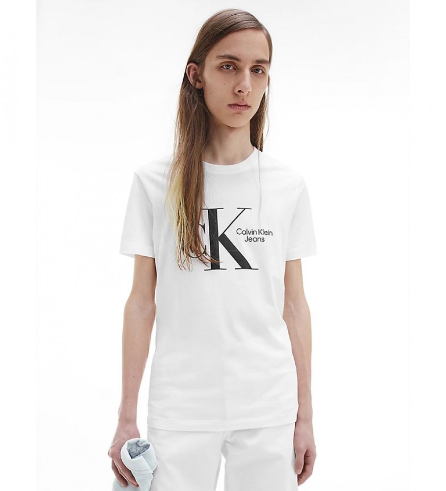 Calvin Klein Camiseta Dynamic CK Center Chest blanco