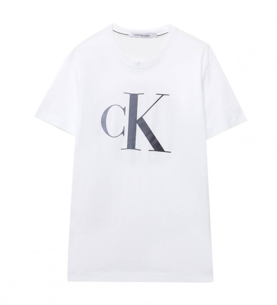 Calvin Klein Camiseta Filled Tee blanco