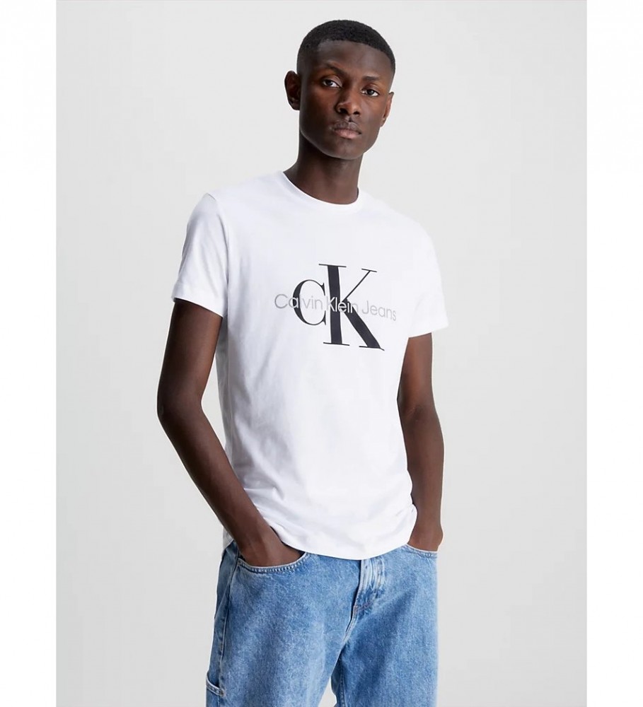Calvin Klein Jeans Core Monogram Slim T-shirt white - ESD Store fashion,  footwear and accessories - best brands shoes and designer shoes