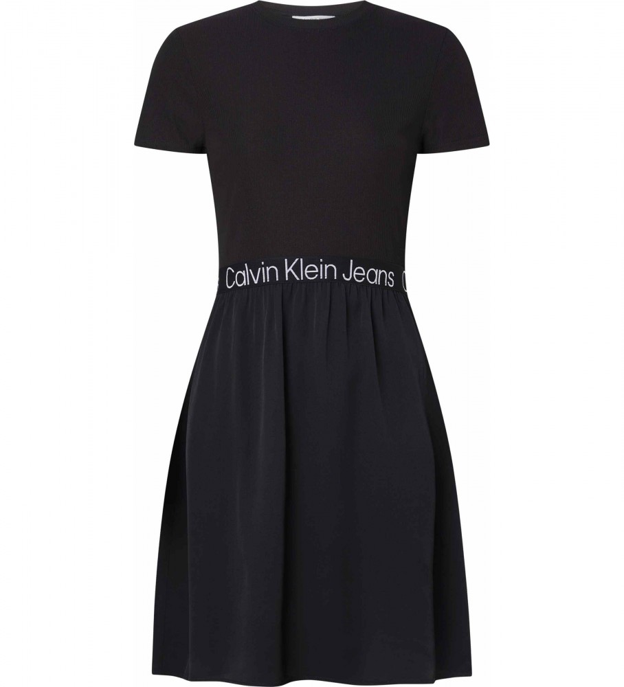 Calvin Klein Jeans Abito con elastico nero