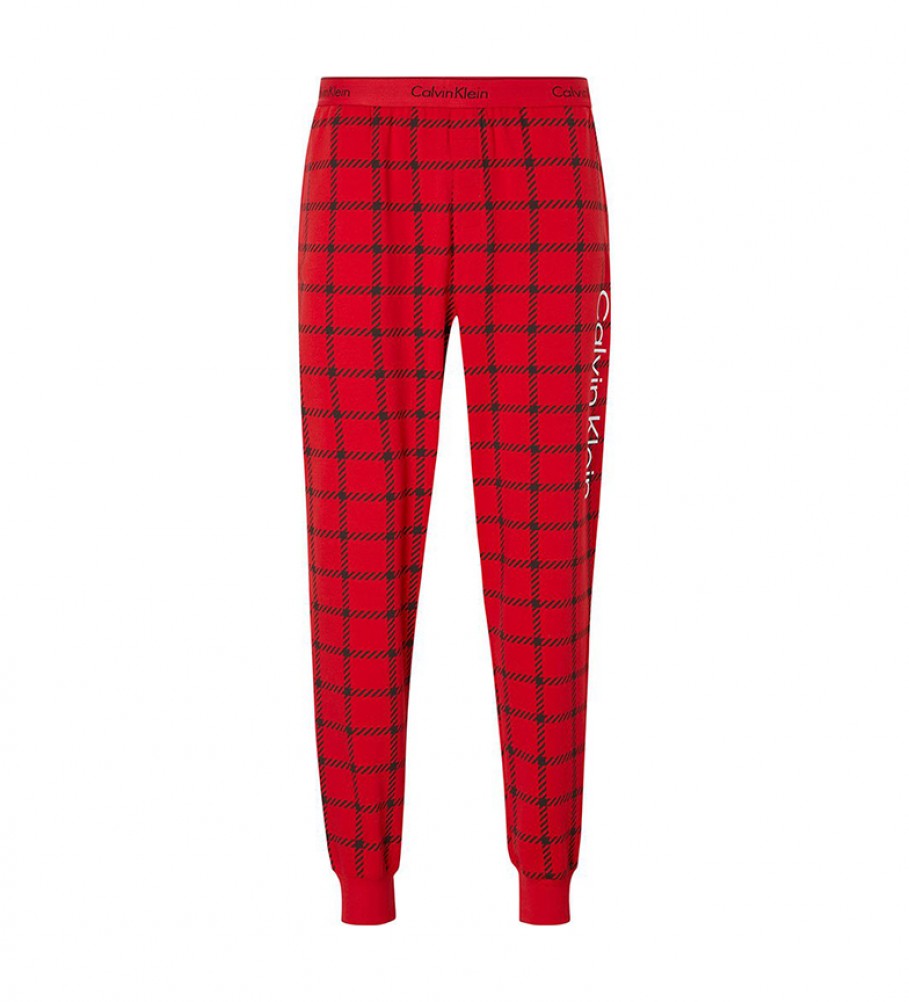 Calvin Klein Pantalón de pijama 000QS6768EVGM rojo