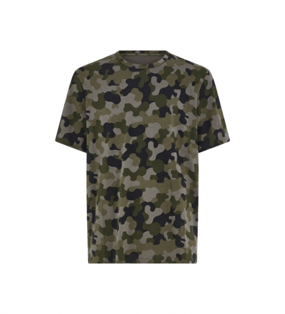 Calvin Klein T-Shirt Lounge - Verde militare galvanizzato