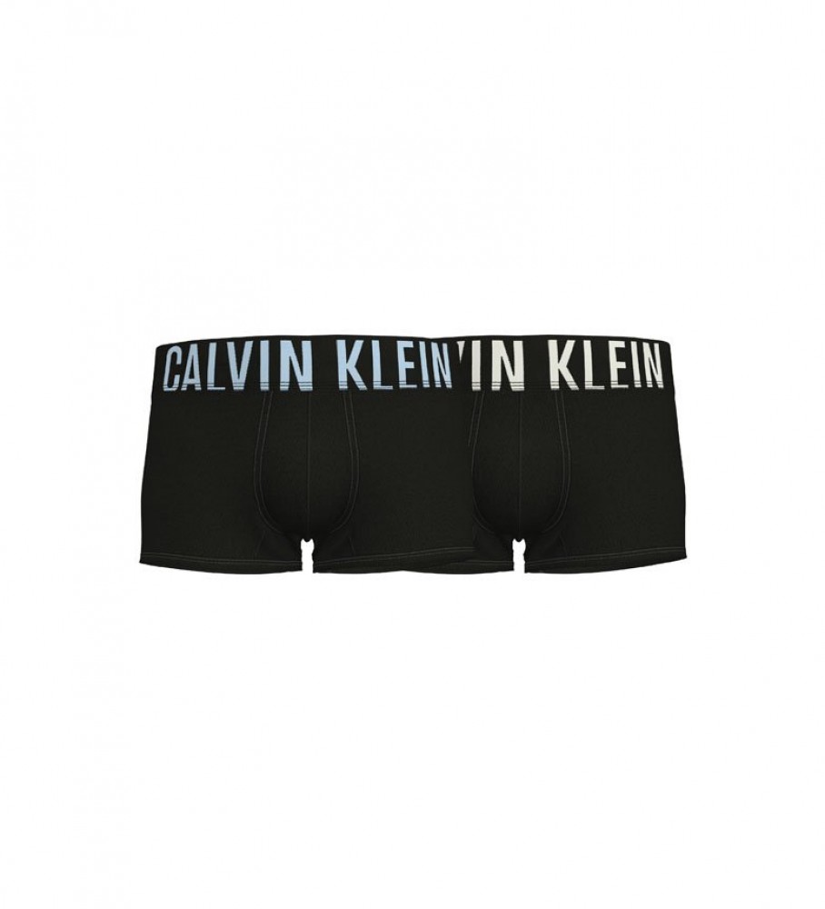 Calvin Klein Pack 2 b xers Low RiseTrunk nero