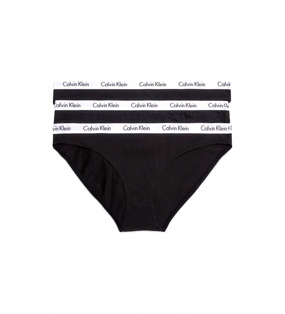Calvin Klein Pack 3 Culotte classique noir