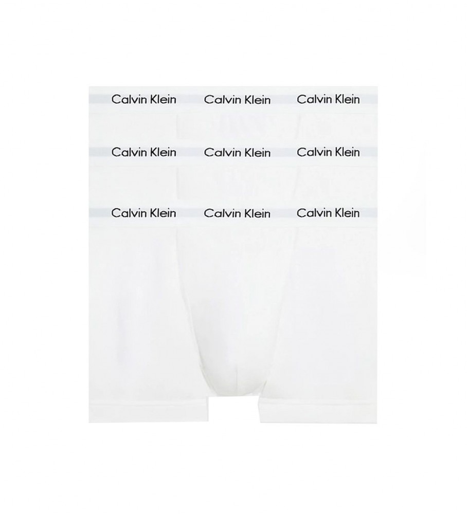 Calvin Klein Pack 3 Bóxers Cotton Stretch blanco
