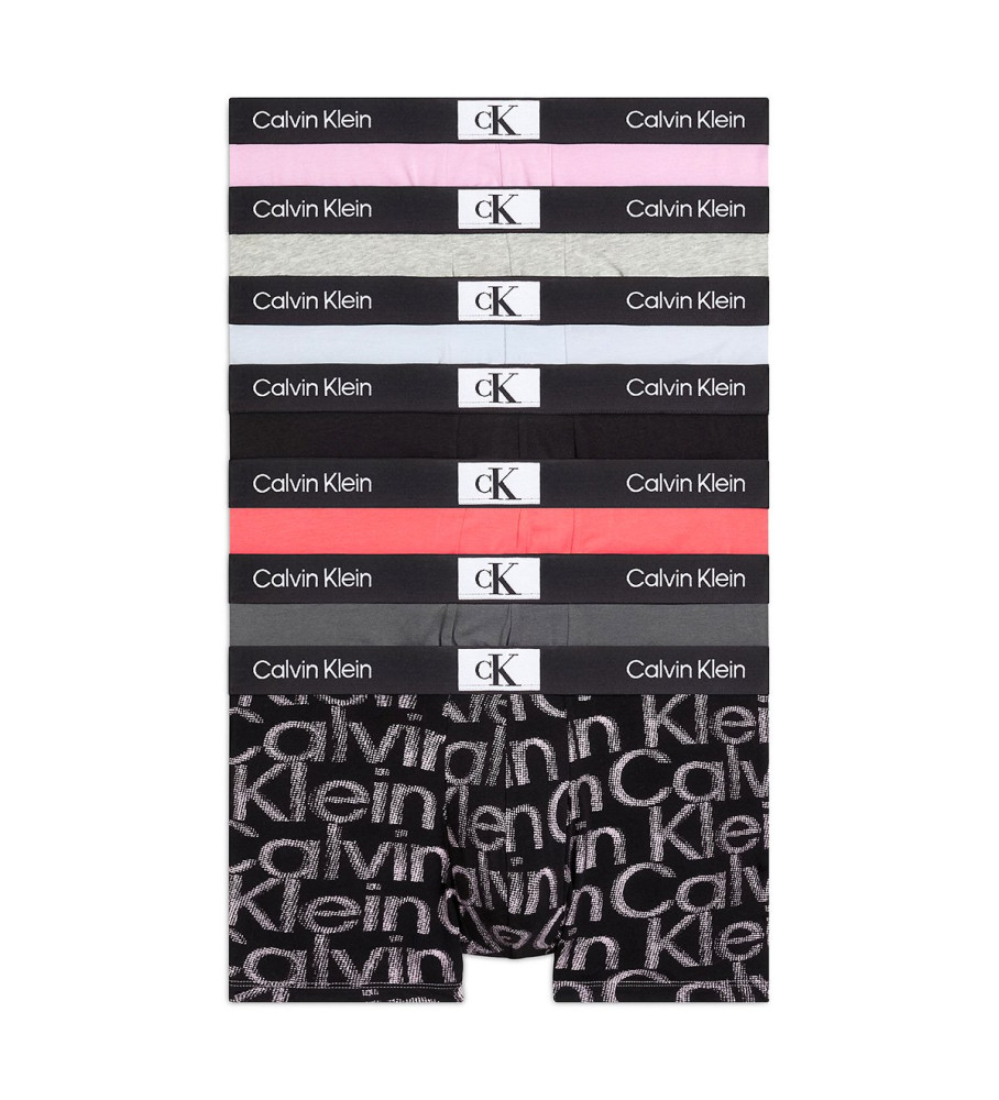 Calvin Klein Confezione da 7 Boxer CK96 multicolori