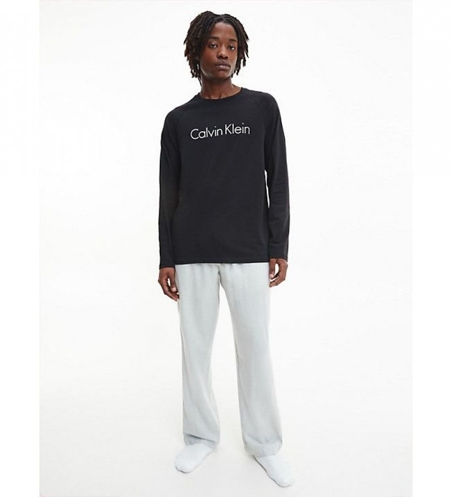 Calvin Klein Pajama Set black, gray
