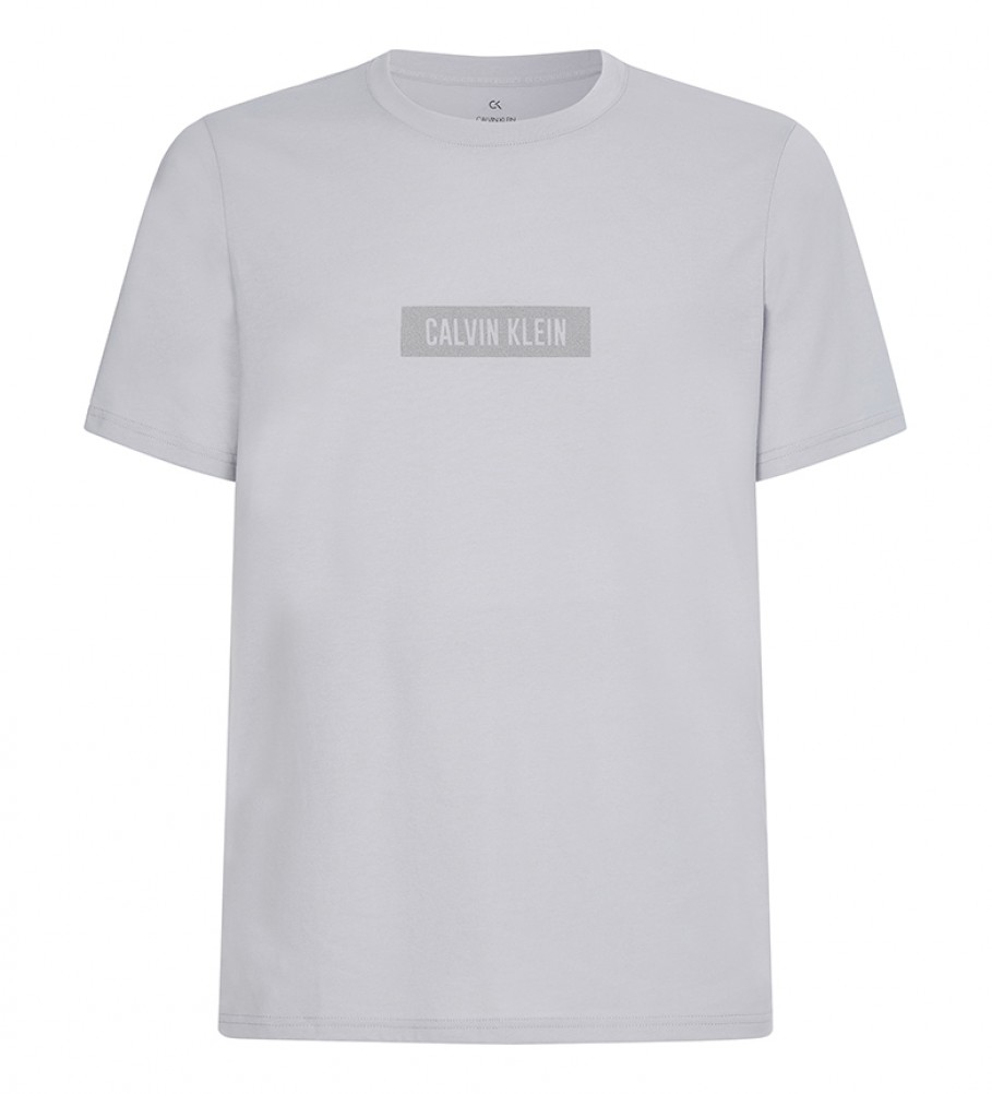 Calvin Klein T-shirt Performance Logo grigia