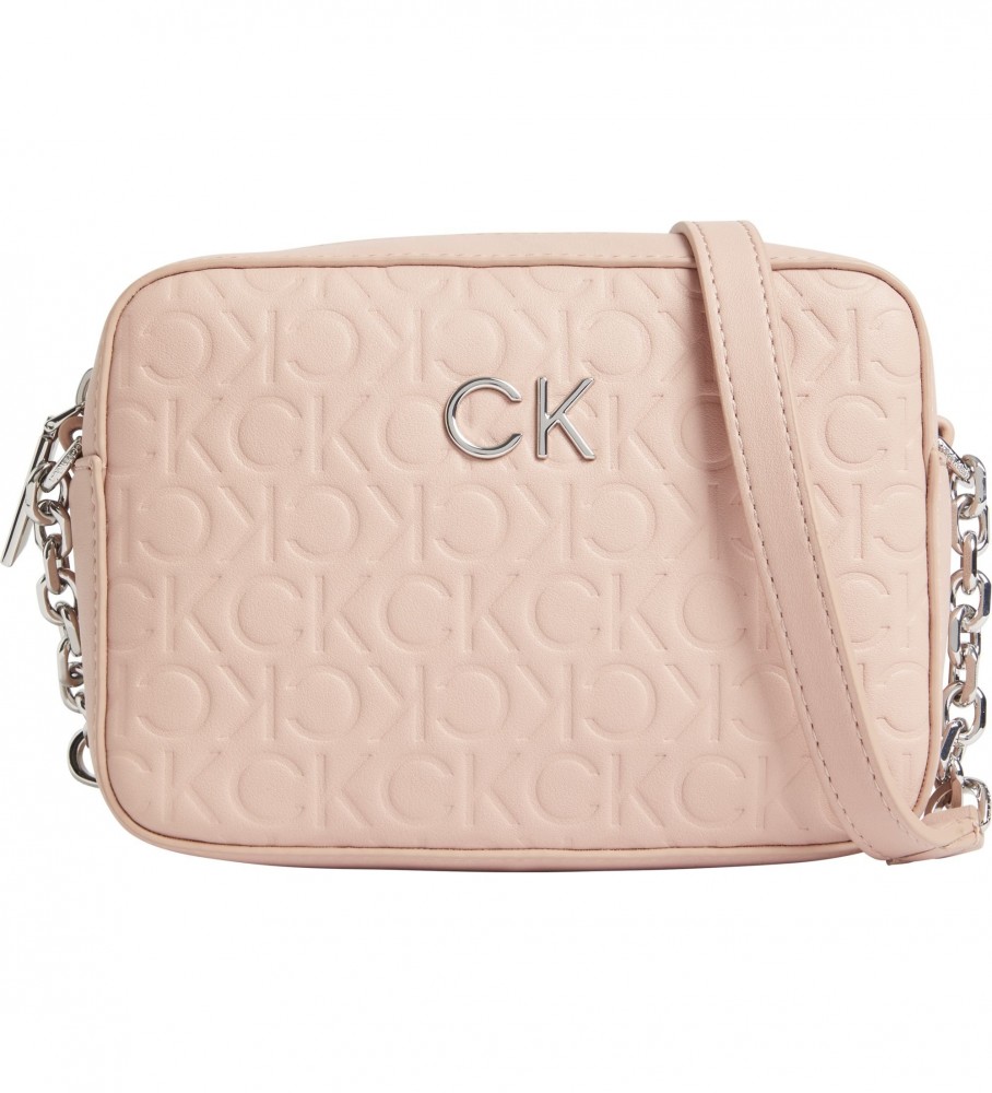 Calvin Klein Re-Lock pink handbag -12.5x18x6cm