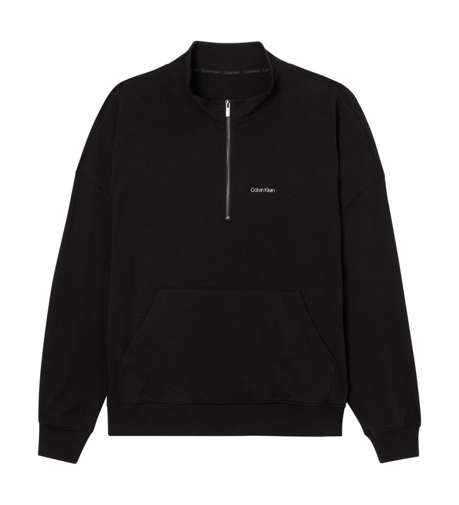 Calvin Klein Sweatshirt L/S Quarter Zip noir