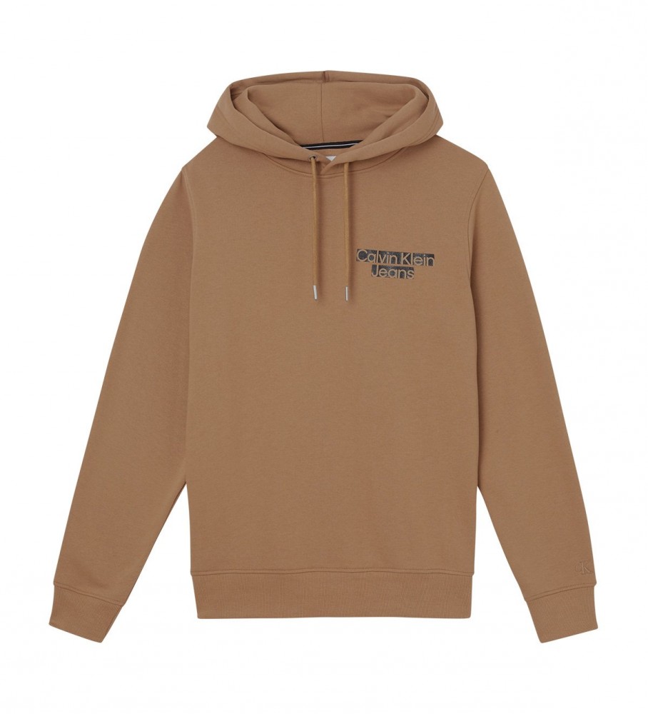 Calvin Klein Seasonal Blocked Logo sweatshirt brown
