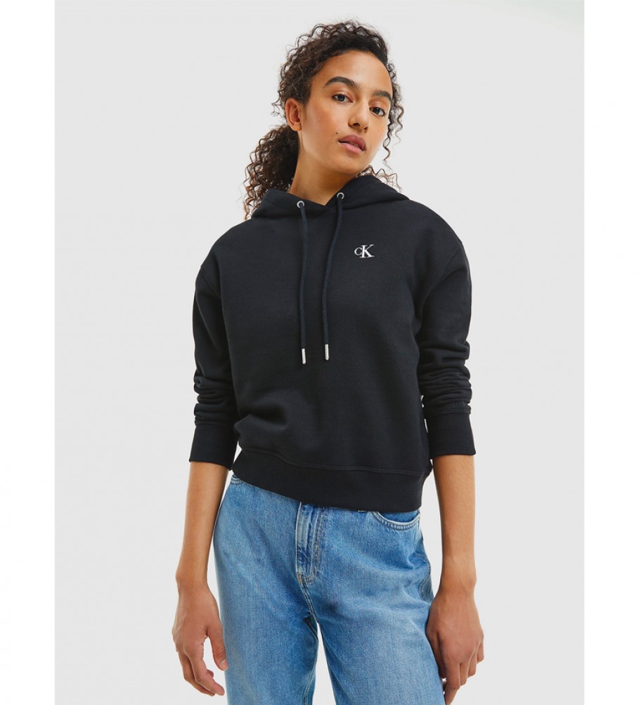 Calvin Klein Embroidery sweatshirt black