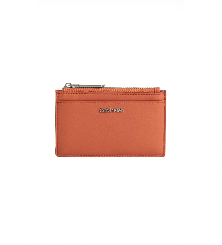 Calvin Klein Porte-carte orange obligatoire
