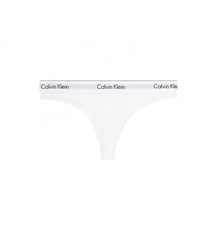 Calvin Klein String Modern Cotton blanc