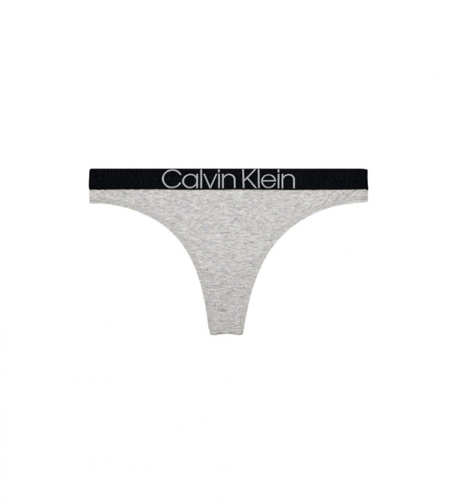 Calvin Klein Thong 000QF6579E cinzento