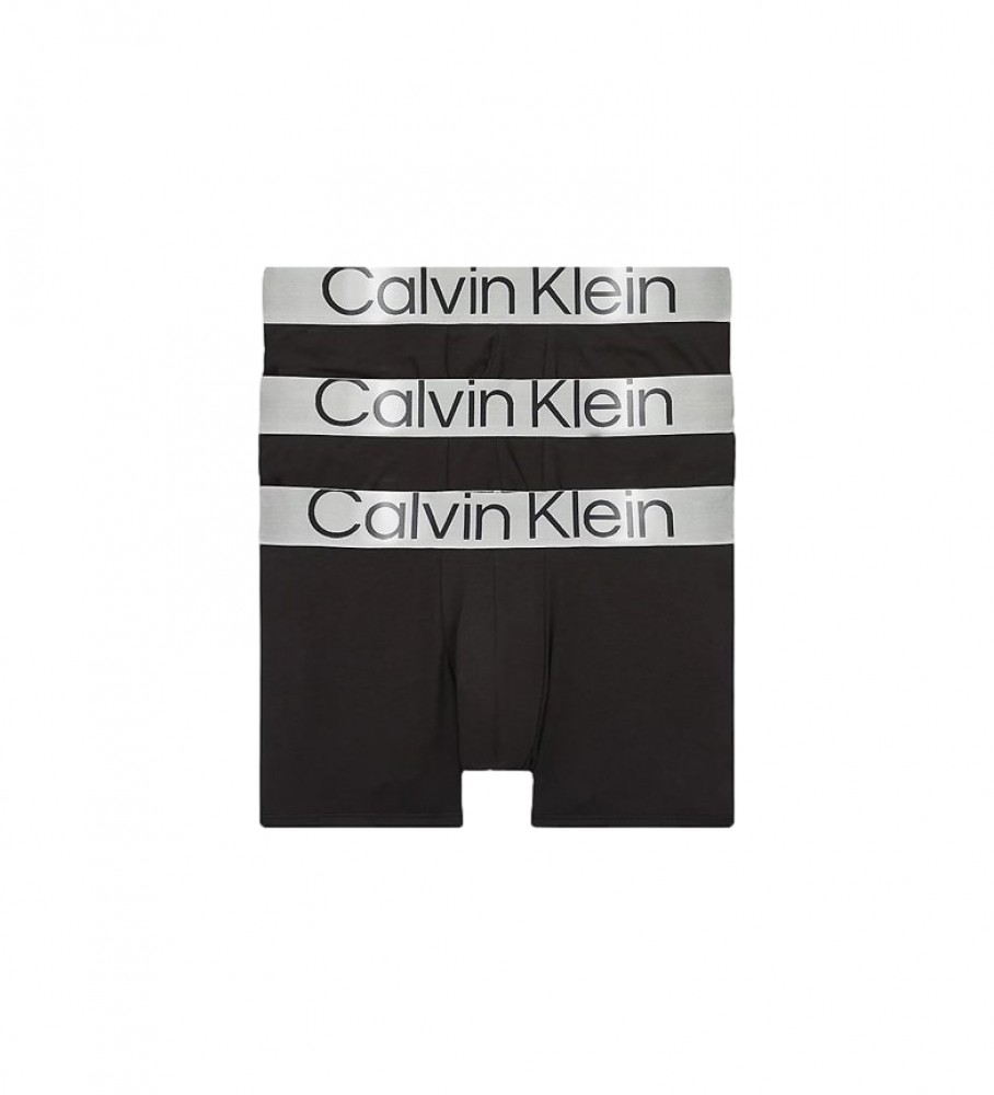Calvin Klein Pack 3 bóxers Trunk negro