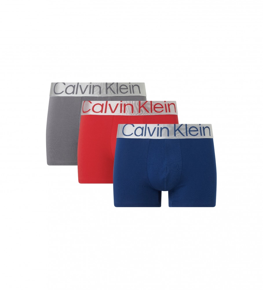 Calvin Klein Pack de 3 Boxers Trunk multicolor