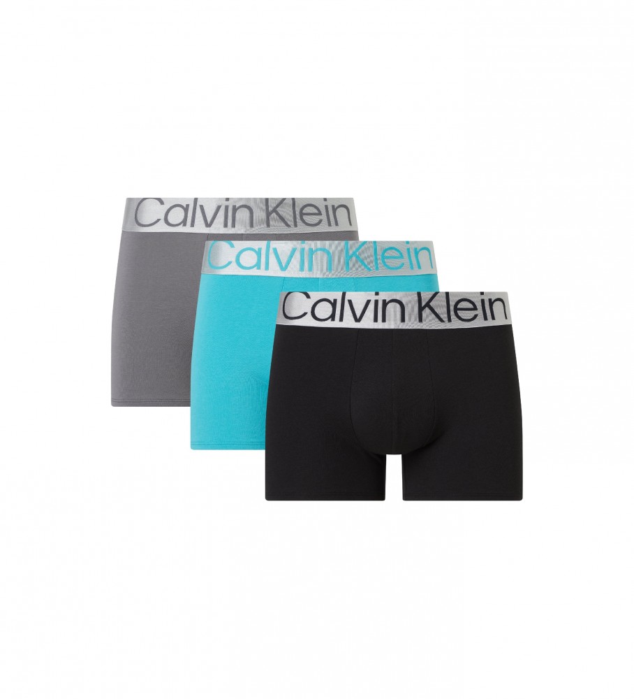 Calvin Klein Lot de 3 caleçons Trunk multicolores