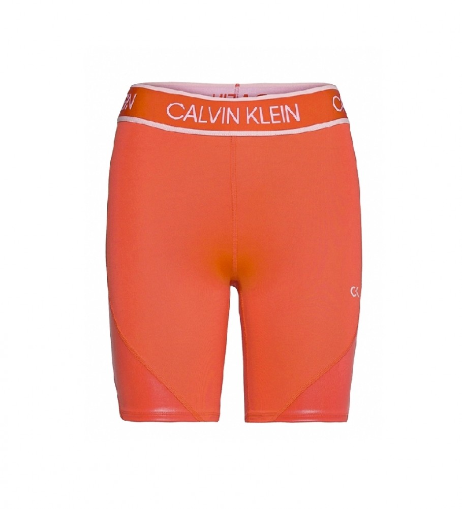 Calvin Klein Cyclist orange tights