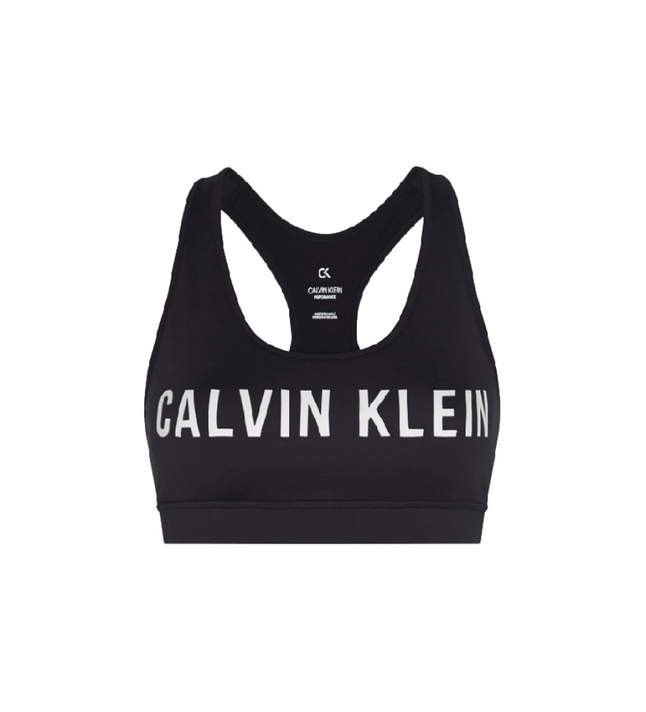 Calvin Klein Soutien-gorge de sport à impact moyen noir