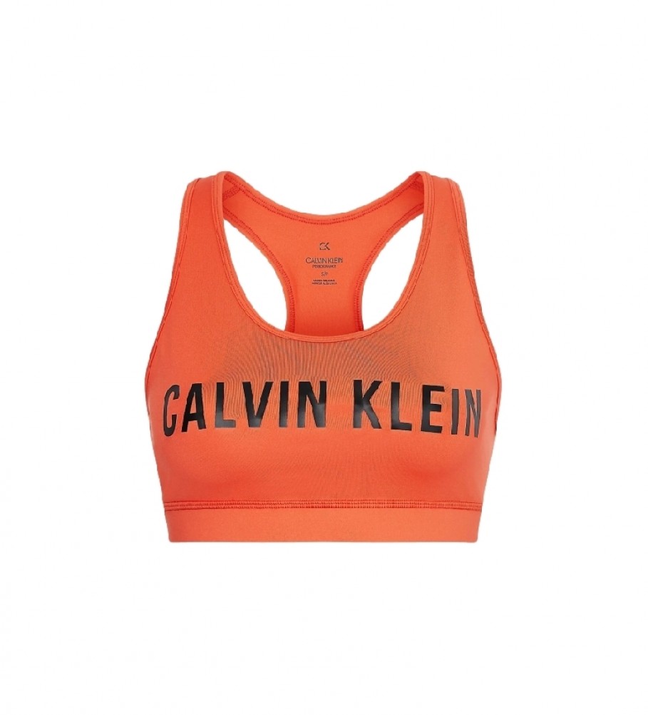 Calvin Klein Soutien-gorge de sport à impact moyen Orange 
