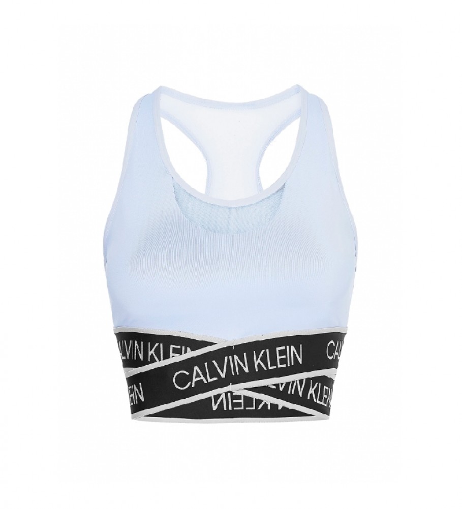 Calvin Klein Medium Support Bra light blue
