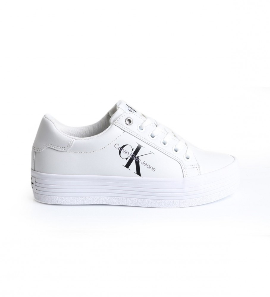 Calvin Klein Jeans Sneakers Vulc Flatform Lace up white