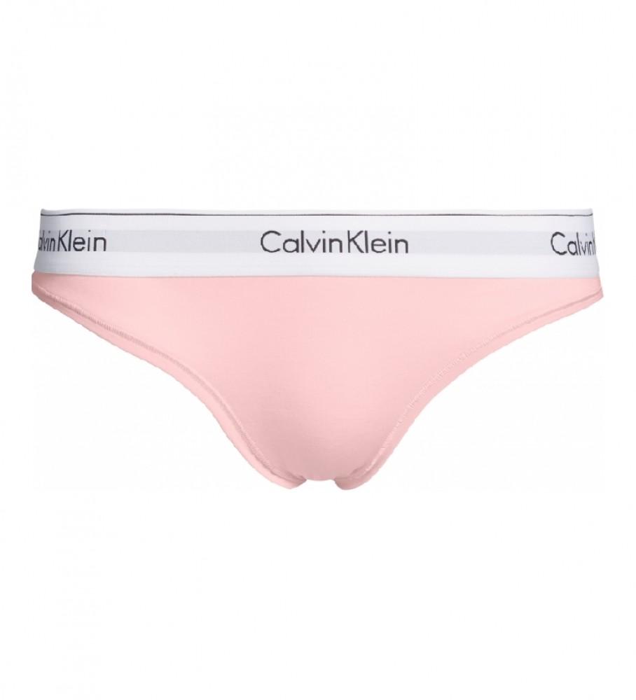 Calvin Klein Calcinha Clássica Moderna de Algodão Rosa