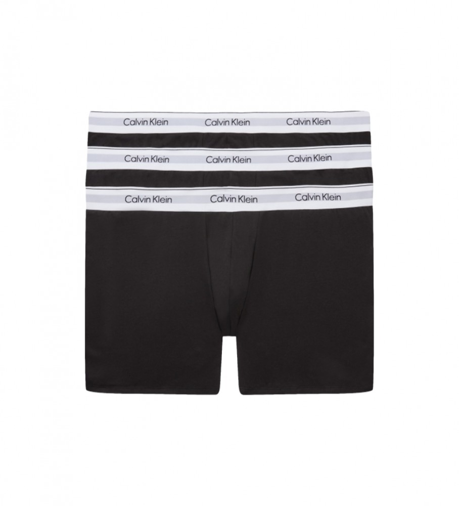 Calvin Klein Pack of 3 large boxer shorts - black cotton - ESD Store  fashion, footwear and accessories - best brands shoes and designer shoes
