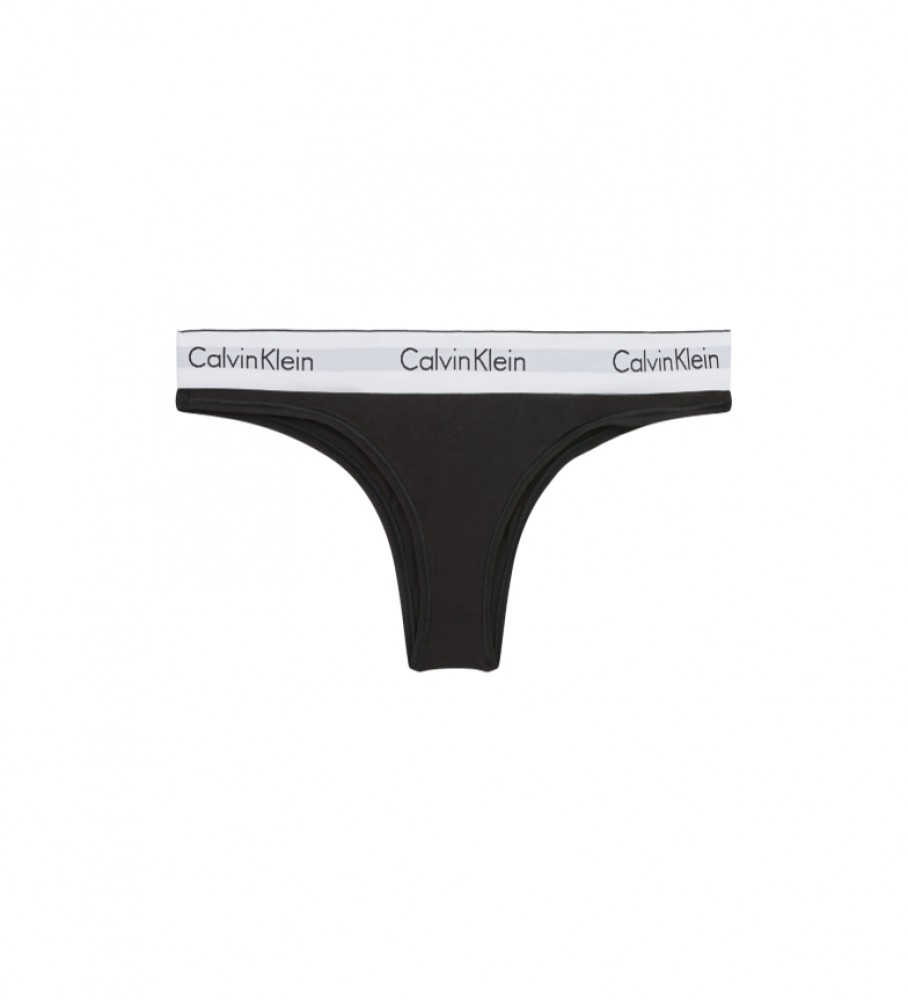 Calvin Klein Brasile as Modern Slip in cotone nero