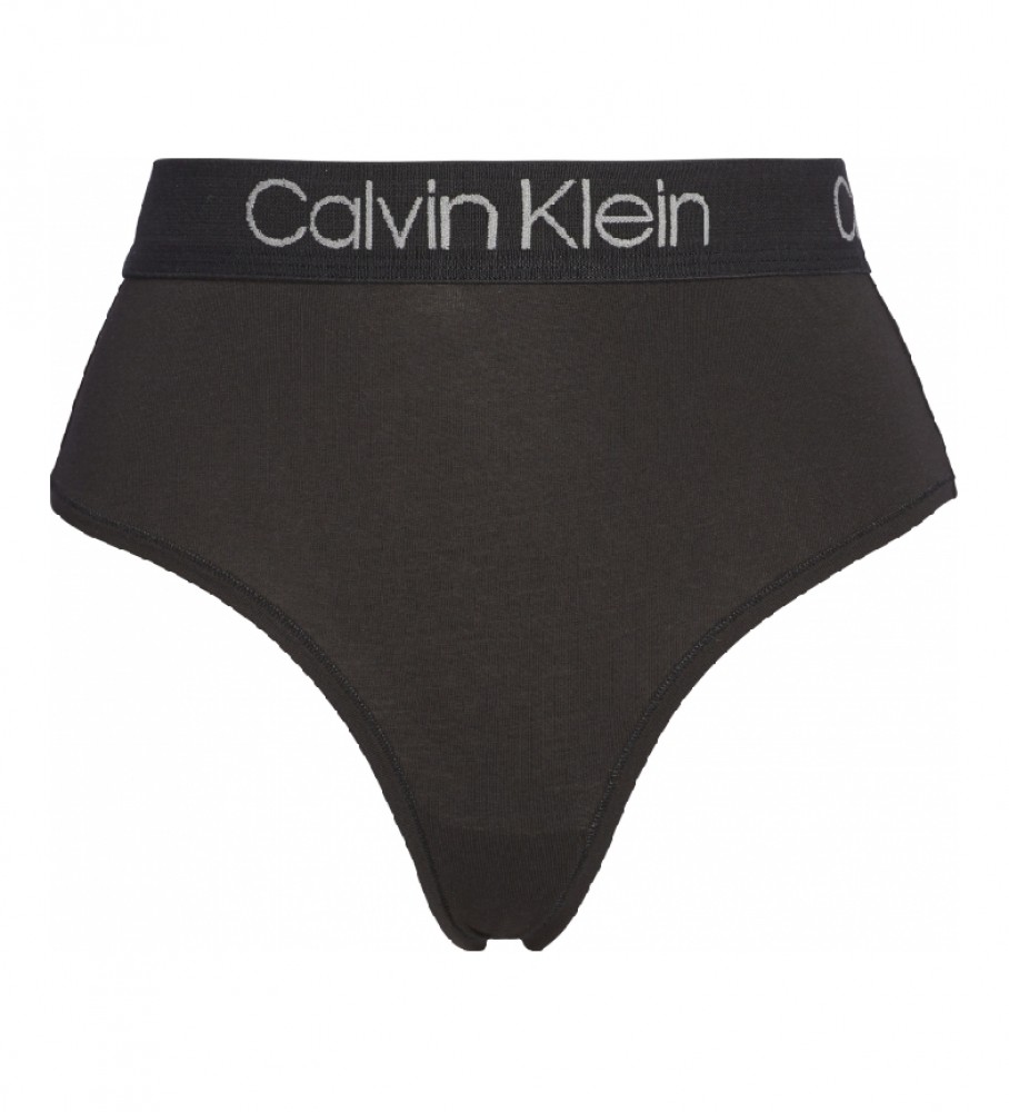 Calvin Klein Perizoma a vita alta corpo nero