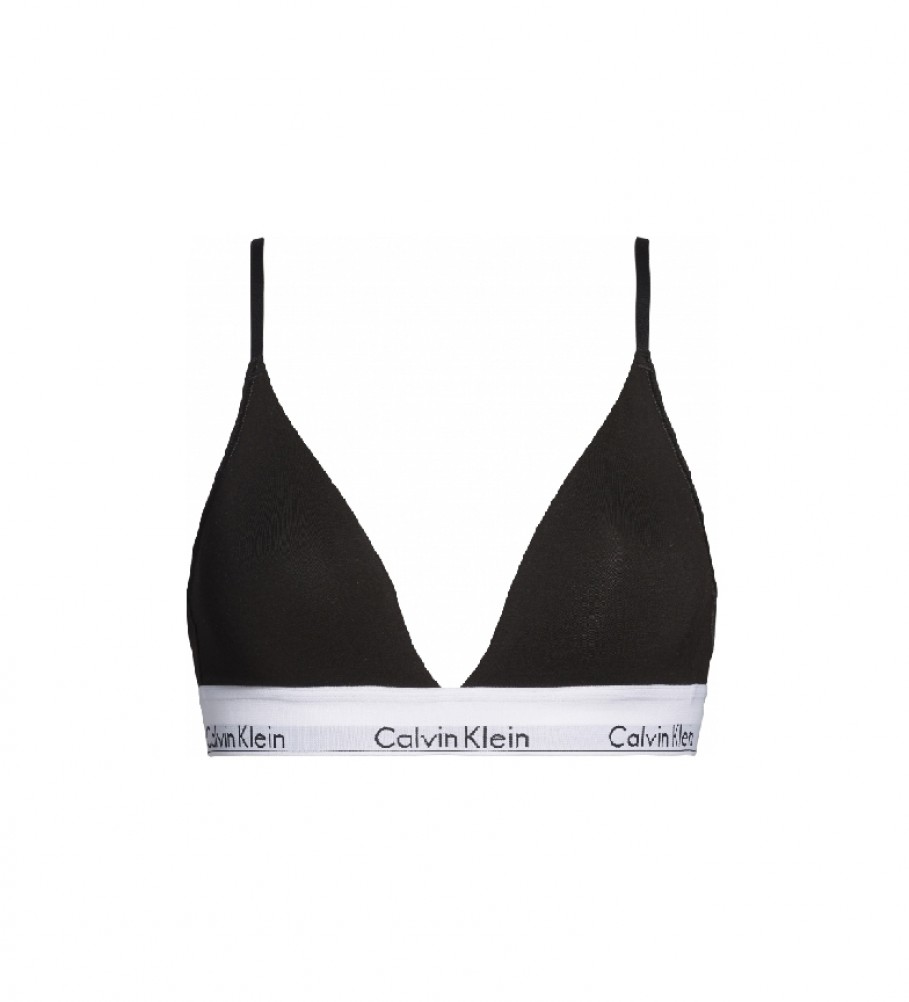 Calvin Klein Soutien triangular Modern Cotton preto