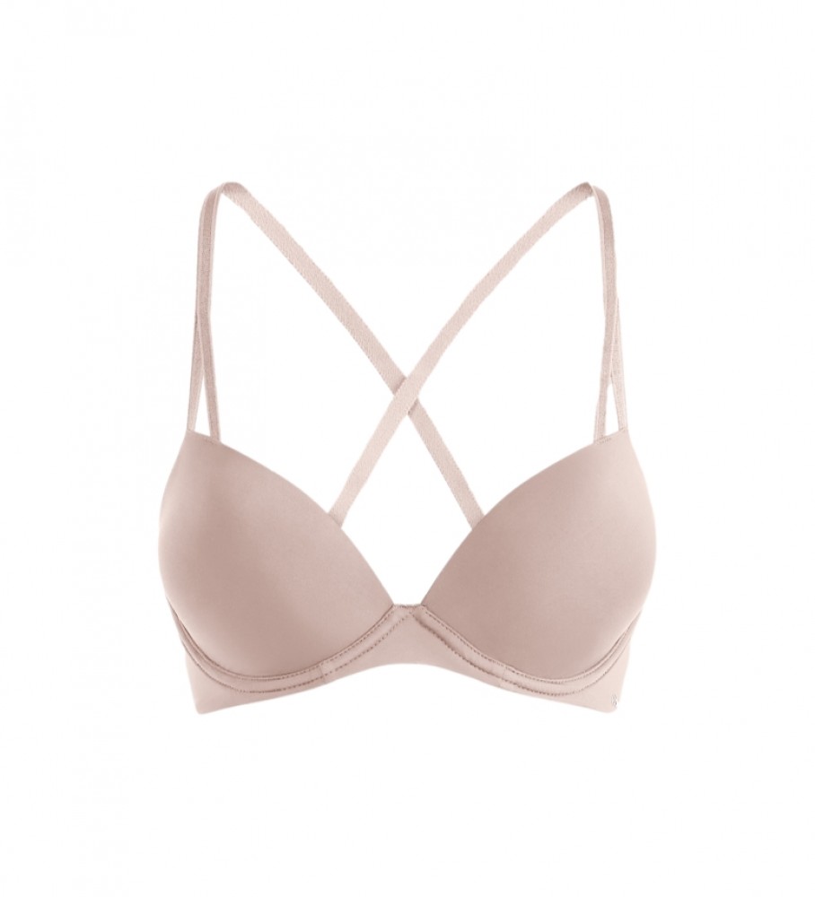 Calvin Klein Soutien-gorge invisible Push-Up - Seductive Comfort nude