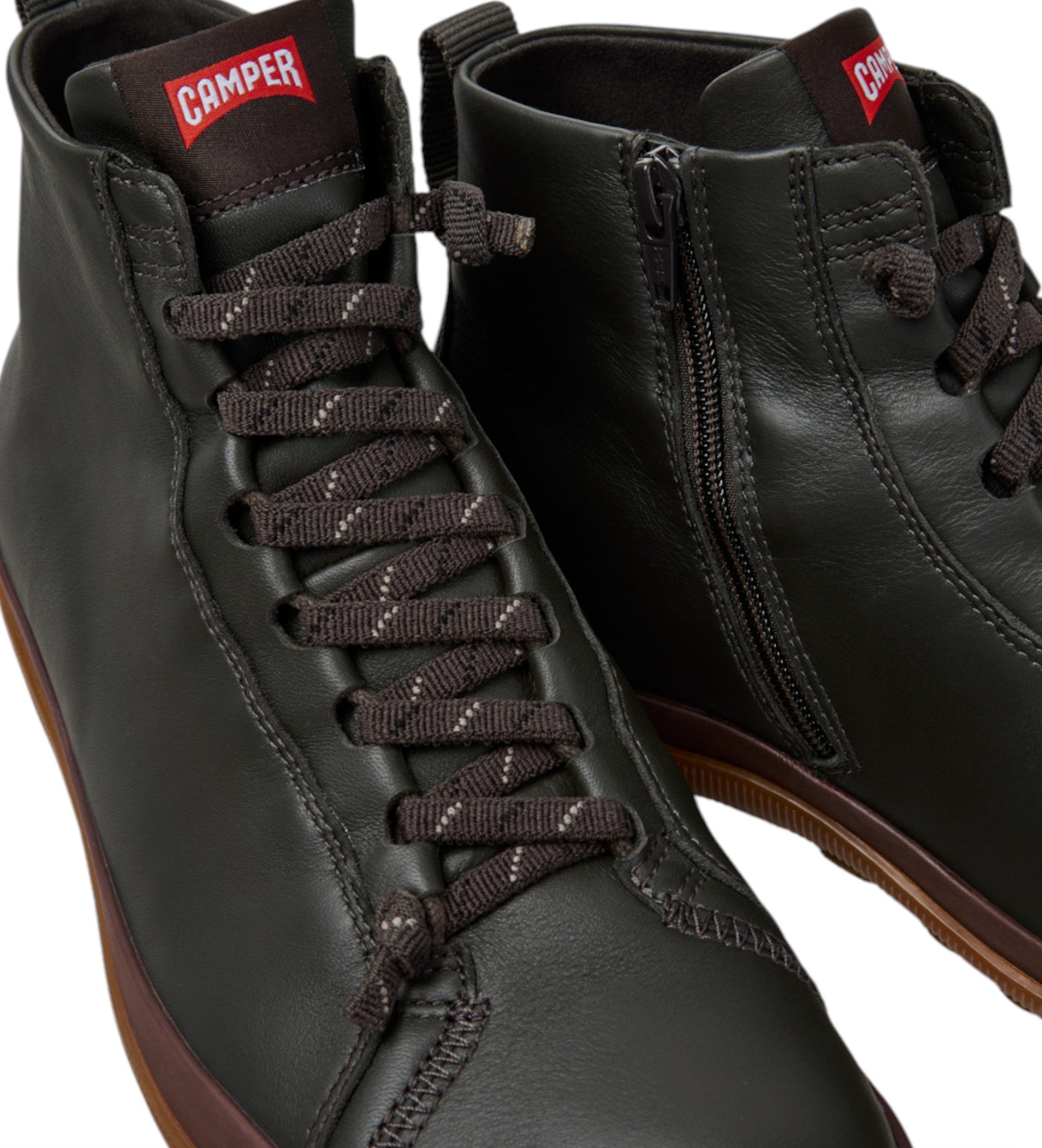 Camper Peu Pista GM Gore-Tex grey leather boots Esdemarca Store