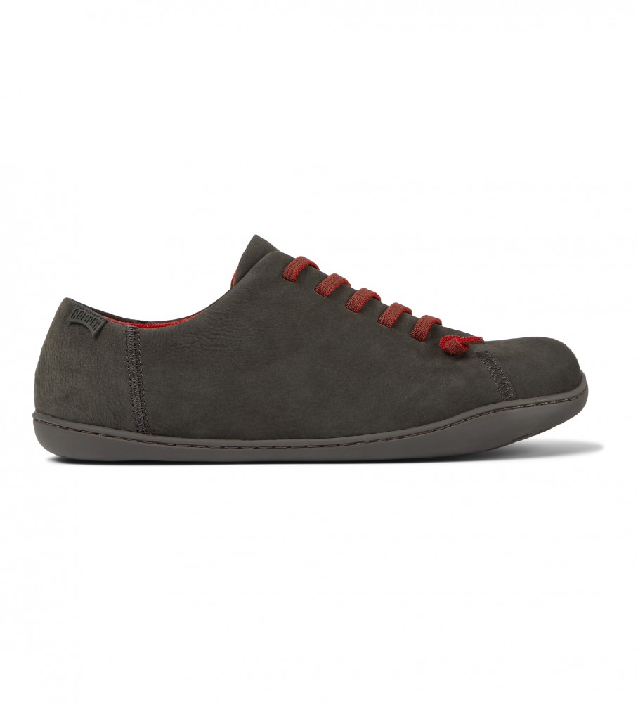 CAMPER Peu Cami gray leather shoes