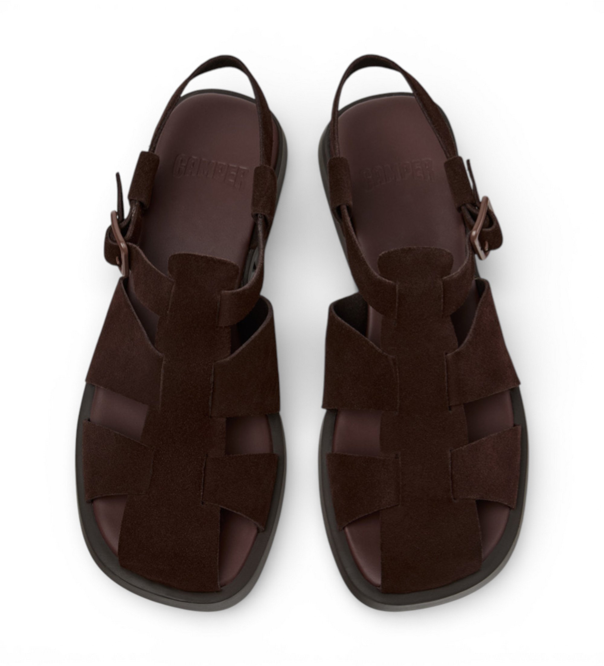Camper Brune Dana-sandaler i læder