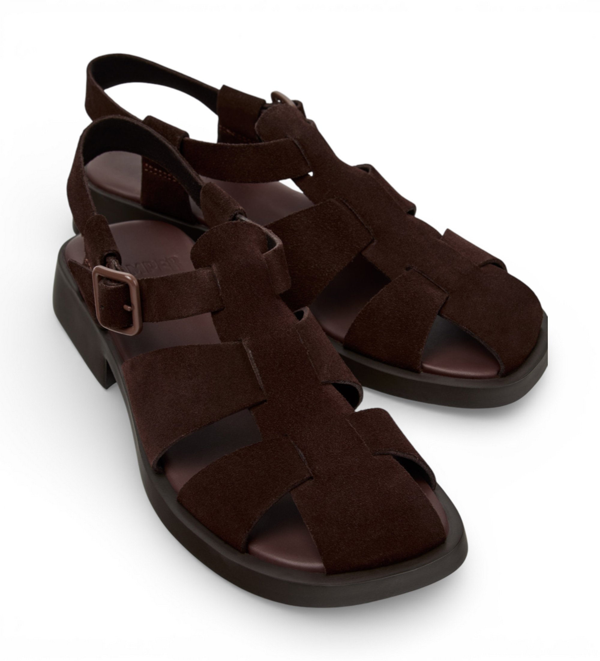 Camper Brune Dana-sandaler i læder