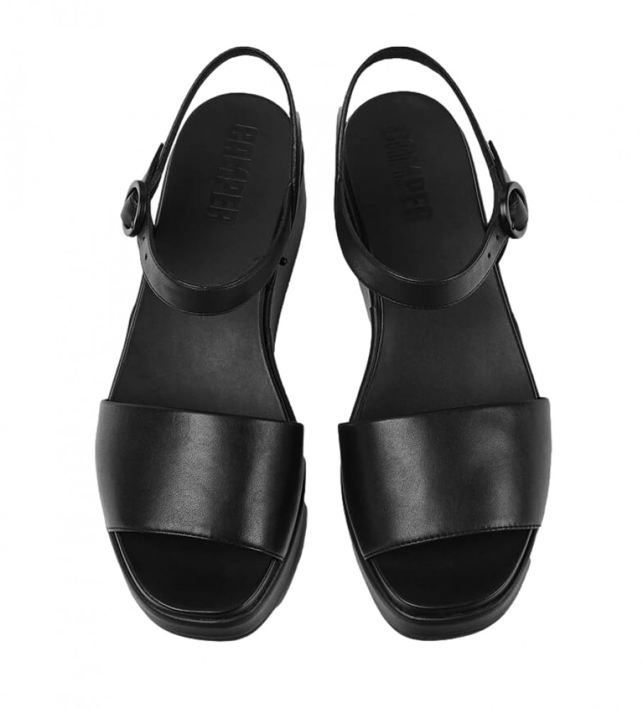 CAMPER Sandalias de piel Misia negro -Altura cuña + plataforma: 5,7 cm- -  Tienda Esdemarca moda, calzado y complementos - zapatos de marca y  zapatillas de marca