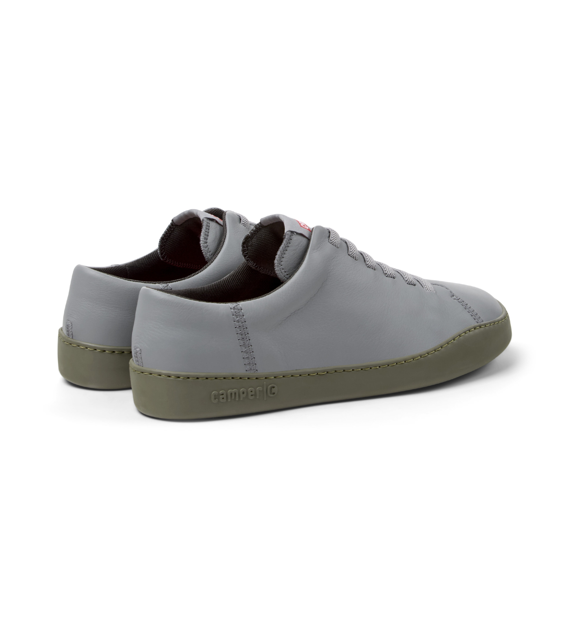 Camper Peu Touring leather shoes grey - Esdemarca Store