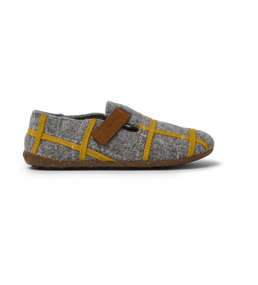CAMPER Zapatillas de estar por casa Kids gris - Tienda Esdemarca calzado, moda y complementos zapatos de marca y zapatillas de marca