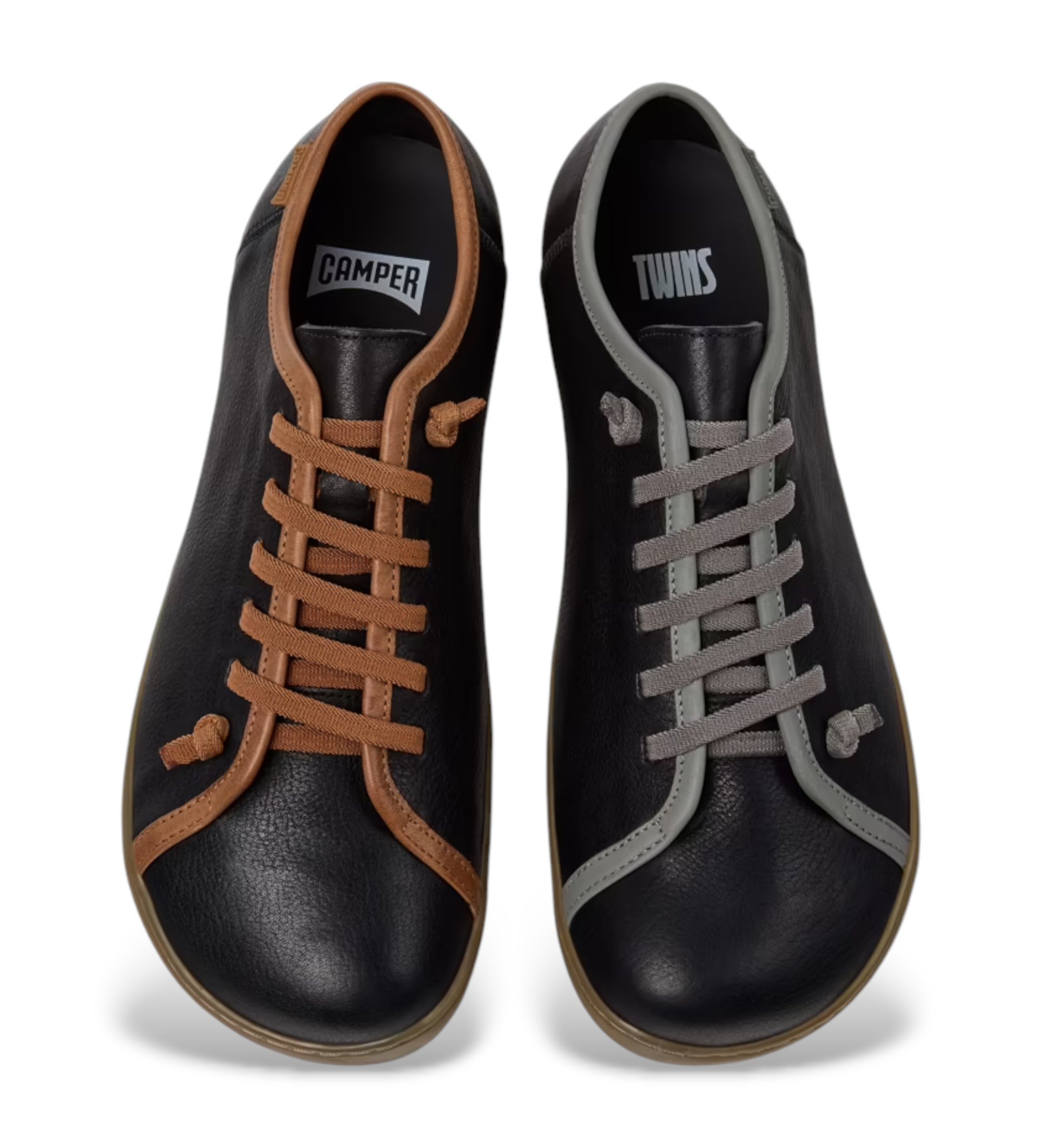 Camper Zapatillas de piel Twins negro Camper Zapatillas de piel Twins negro