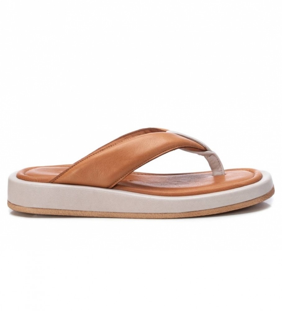 Carmela Brown leather sandals 068591