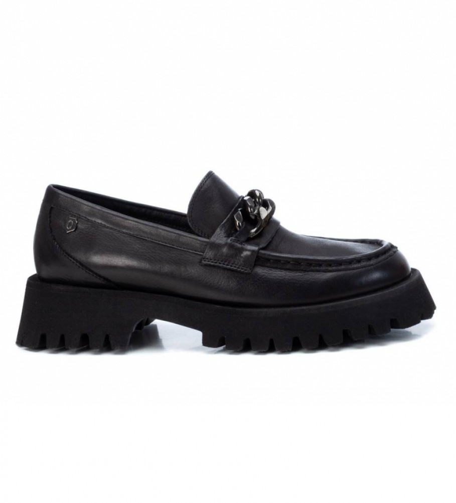 Carmela Mocasines de piel con 06798501 negro - Tienda Esdemarca calzado, moda y complementos de marca y zapatillas de