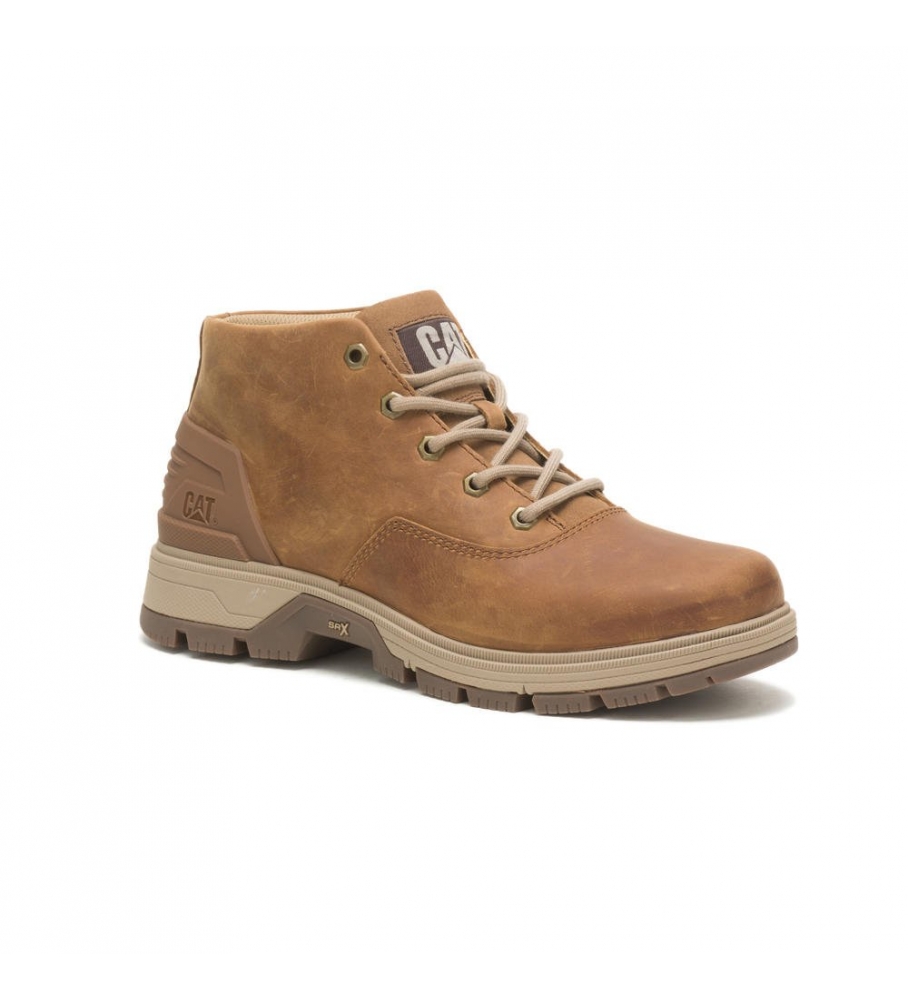 Caterpillar Botas de piel Leverage marrón - Tienda calzado, y - zapatos marca y zapatillas de marca