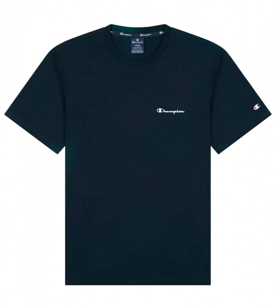 Champion T-shirt Small Script Logo blu