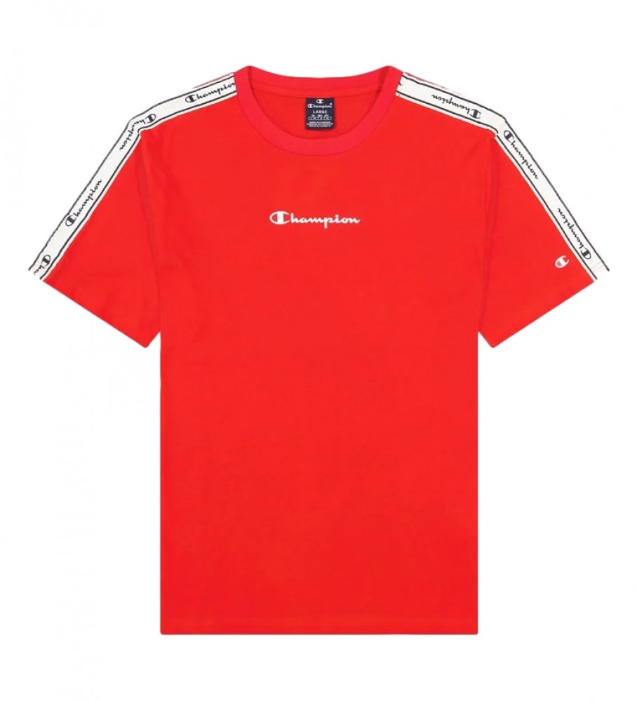 Champion Camiseta Side Tape Script rojo