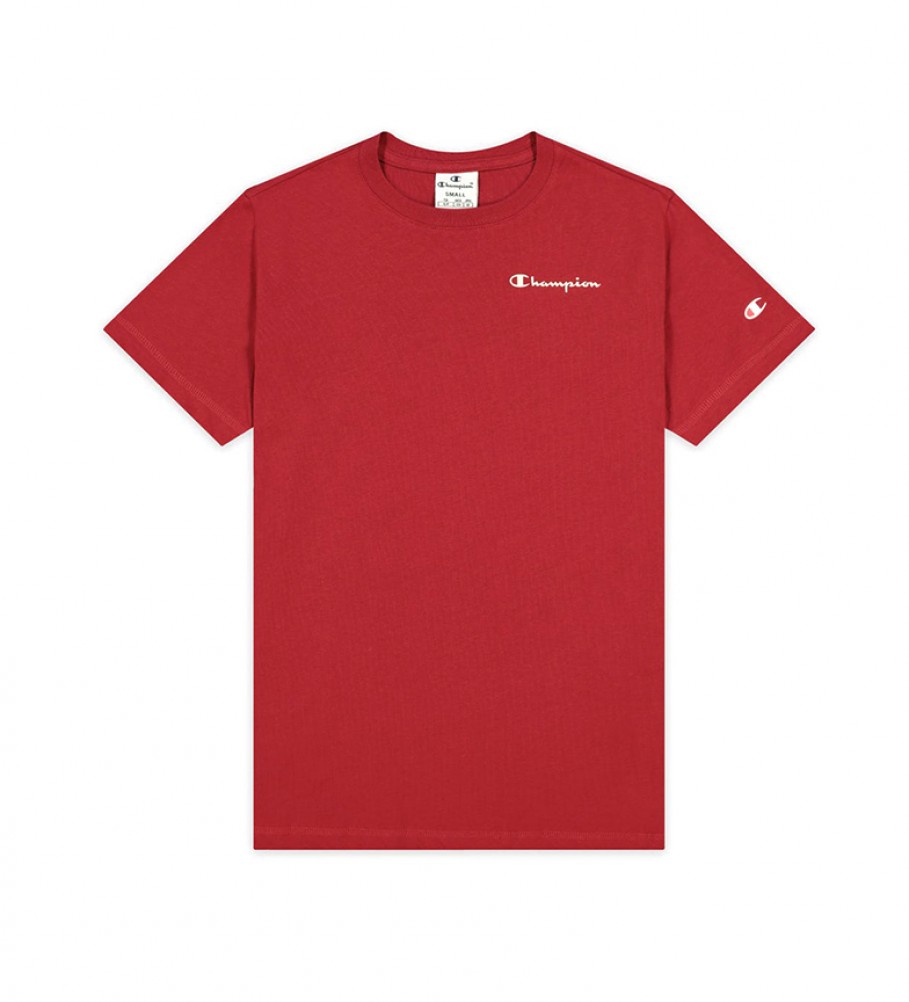 Champion T-shirt Small Script Logo rouge