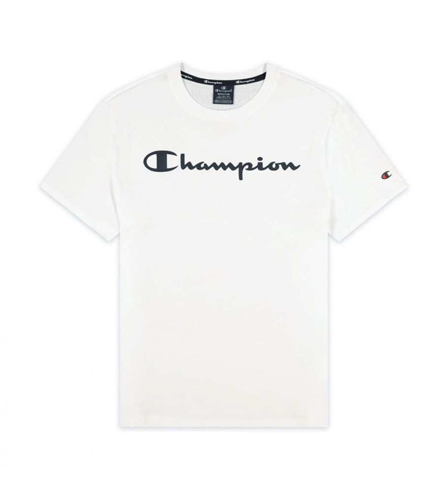 Champion Logótipo Script Imprimir T-shirt branca